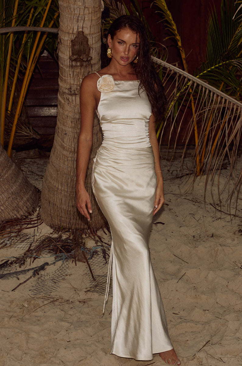 Pianni Maxi Dress - Cream