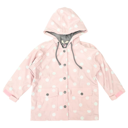 Colour Change Raincoat - Pink Polkadot