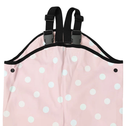 Colour Change Waterproof Overalls - Pink Polka