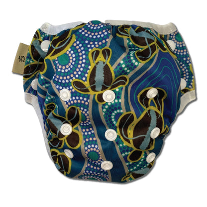 Reusable Swim Nappies - Yakaarn Print