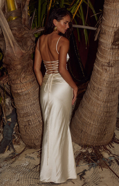 Pianni Maxi Dress - Cream