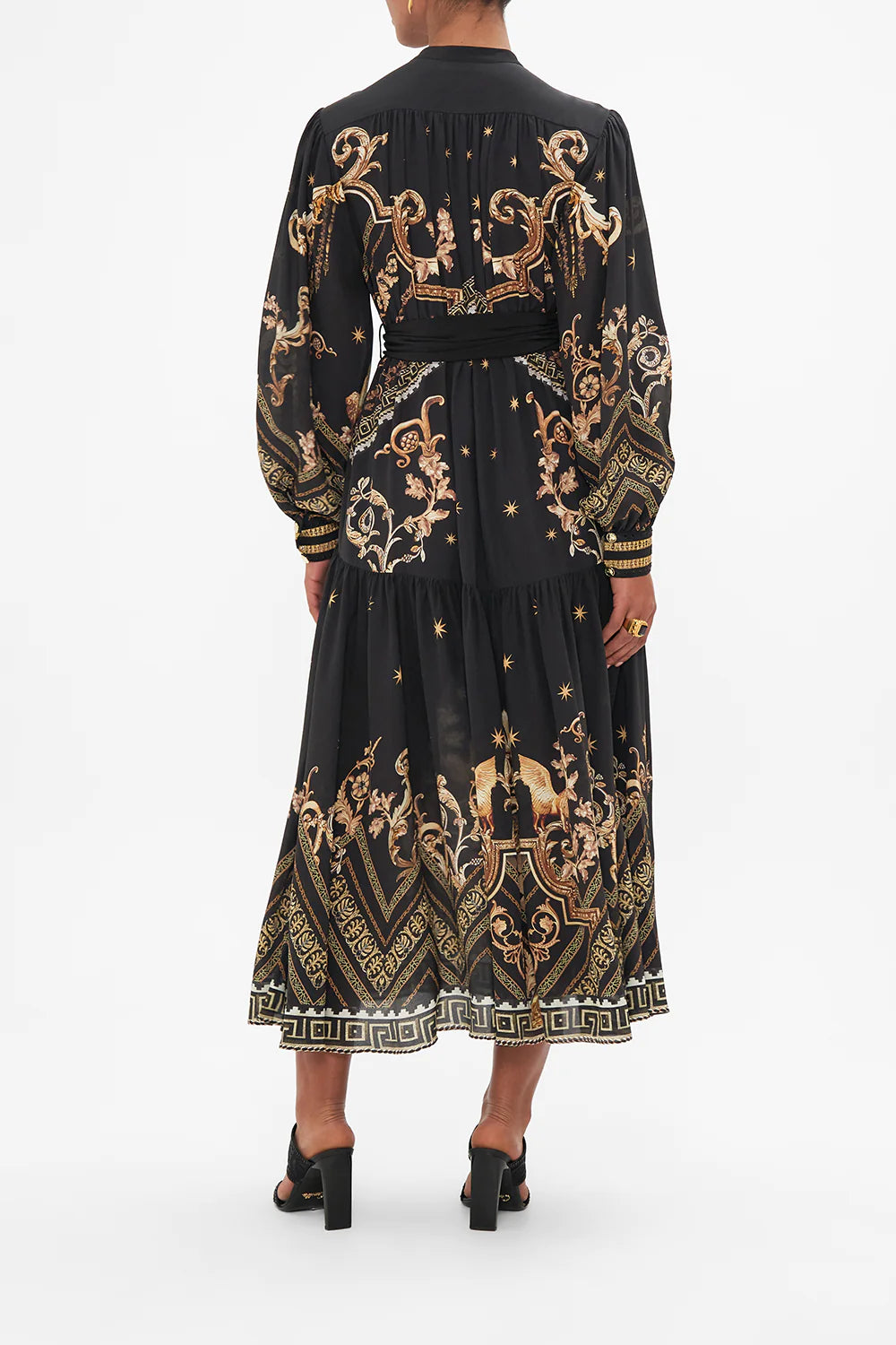 Button Through Dress With Yoke - Duomo Dynasty – VAULT HQ