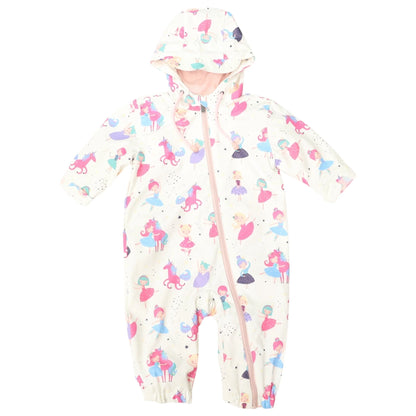 Rain Suit Dancing Unicorns - Cream