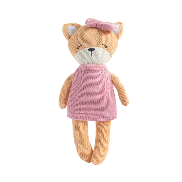 Knitted Animal Toy - Frankie The Fox