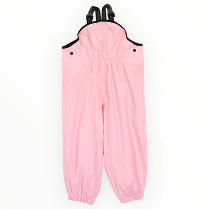 Waterproof Adjustable Rain Overalls - Pink