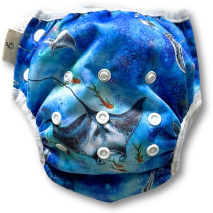 Reusable Swim Nappy - Manta Ray