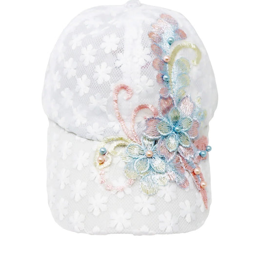 Floral Embroidery Cap