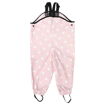 Colour Change Waterproof Overalls - Pink Polka