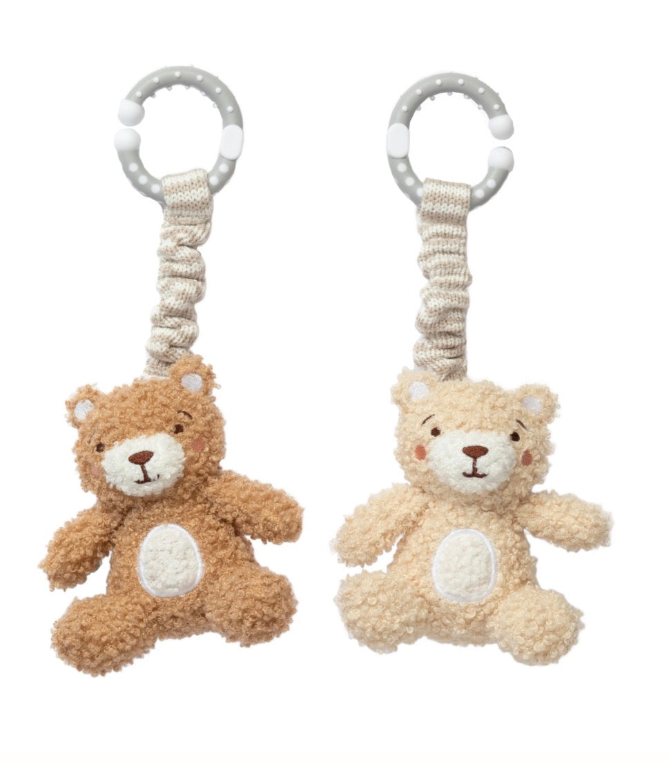2 Pack Stroller Toys - Cuddly Bear