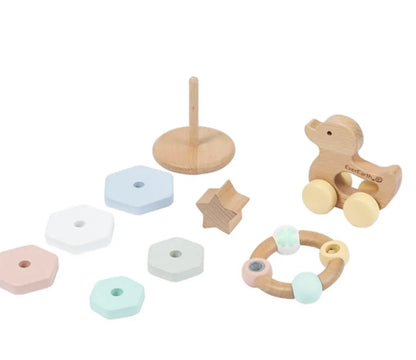 Wooden Baby Gift Set