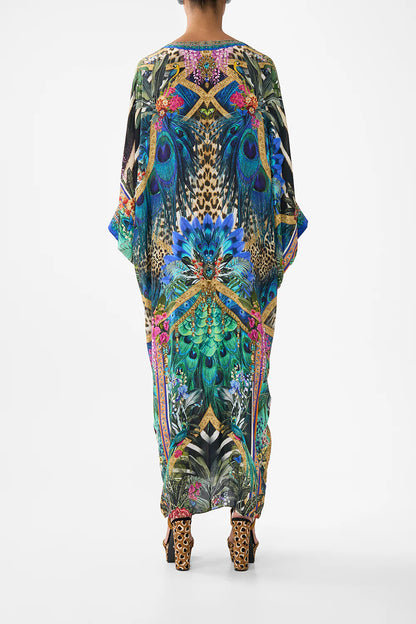 Pierced V-Neck Kaftan Animal Alchemy