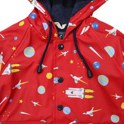 Raincoat - Space Rocket Red
