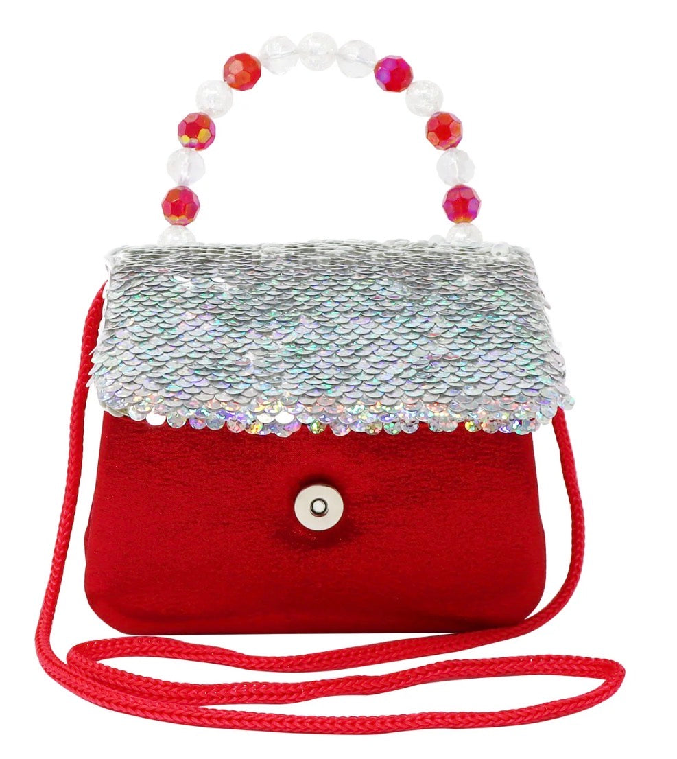 Reversible Sequin Festive Hard Handbag