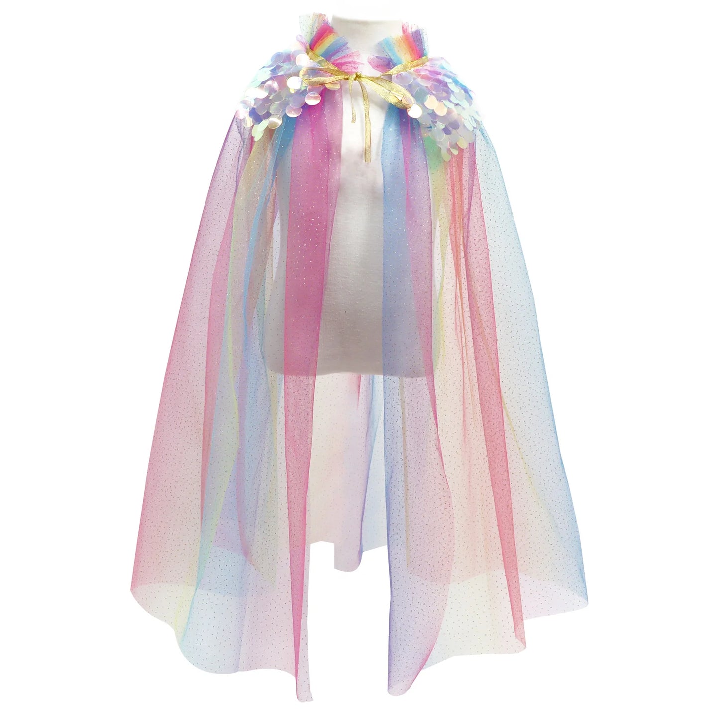 Shimmering Mermaid Sequinned Party Cape - Various Colours