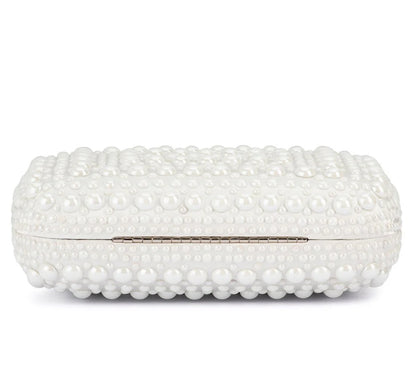 Ari Hotfix Clutch - White