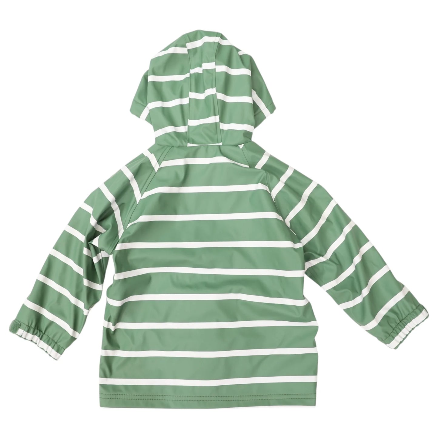 Colour Change Raincoat - Green Stripe