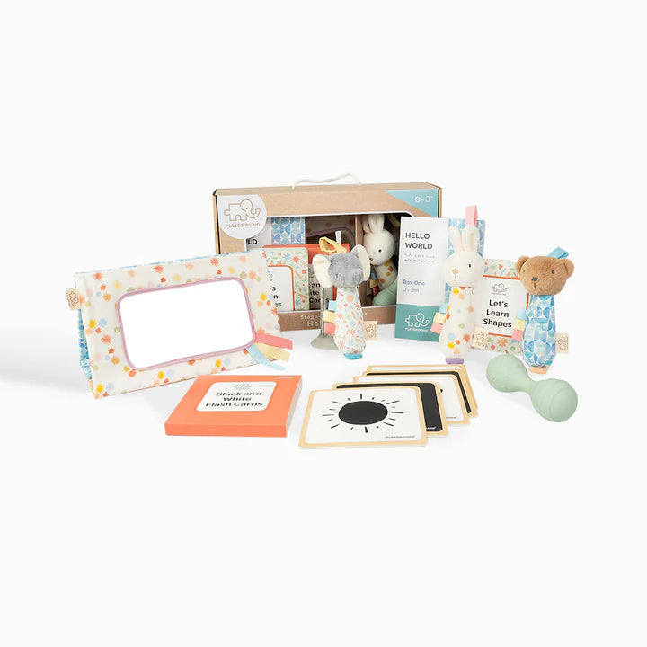 Playground Sensory Gift Box 1 - Hello World 0-3 Months