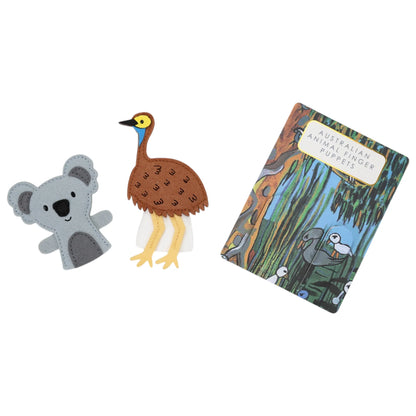 Australian Animal Finger Puppets - 2 Pack