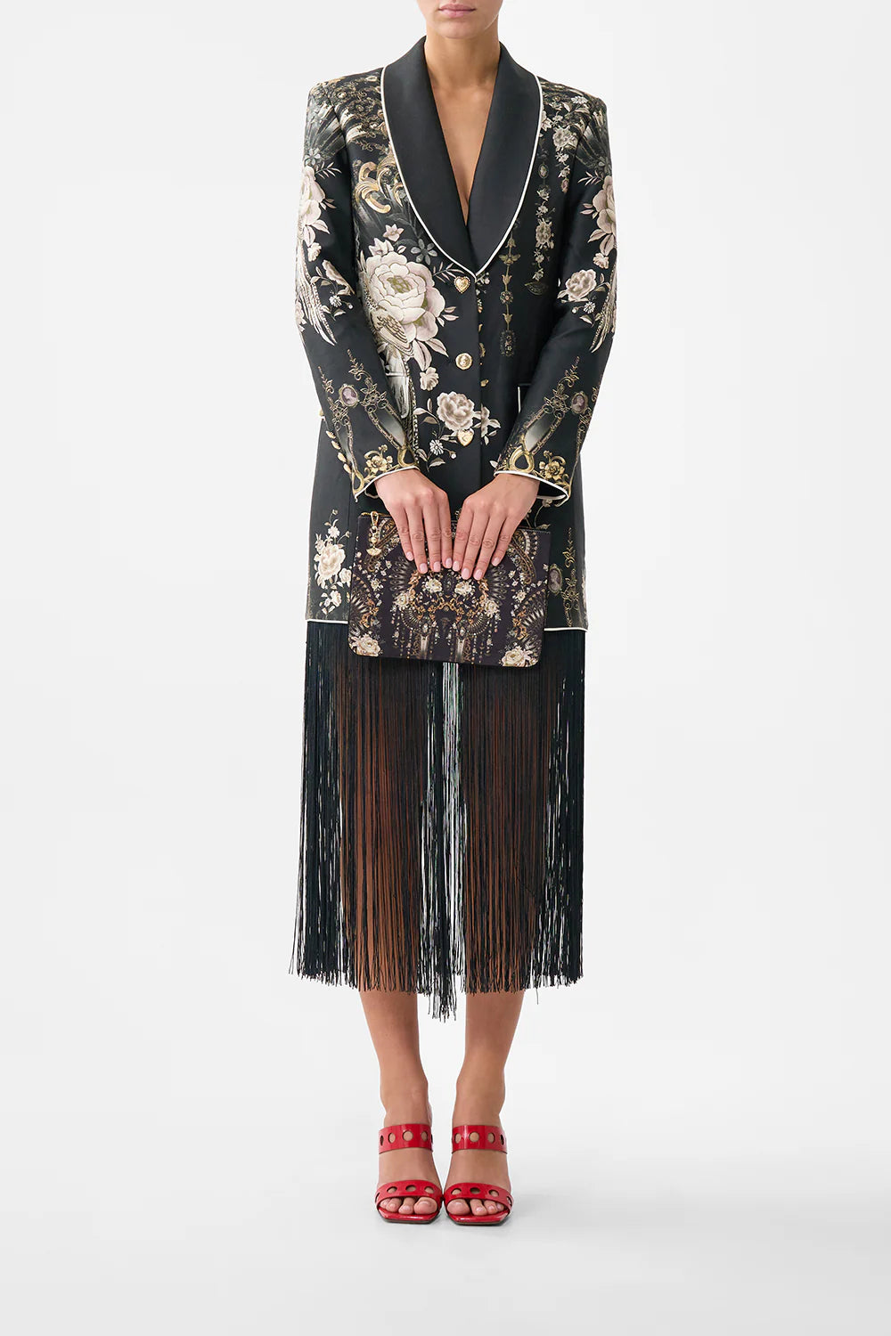 Small Canvas Clutch - Flamenco Folklore