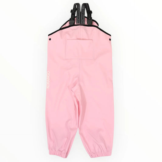 Waterproof Adjustable Rain Overalls - Pink