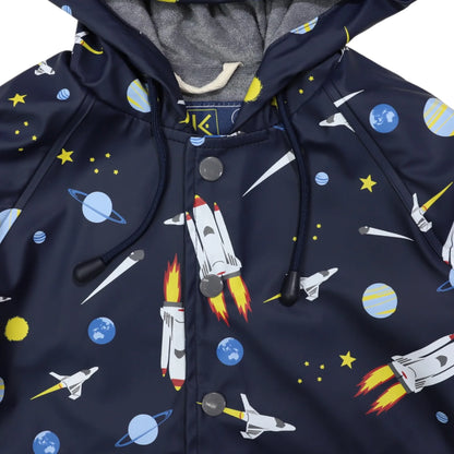 Raincoat - Space Rocket Navy