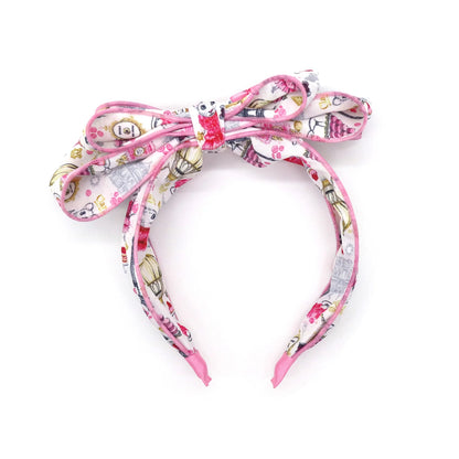Claris - The Chicest Mouse In Paris™ Fashion Print Headband With Bow