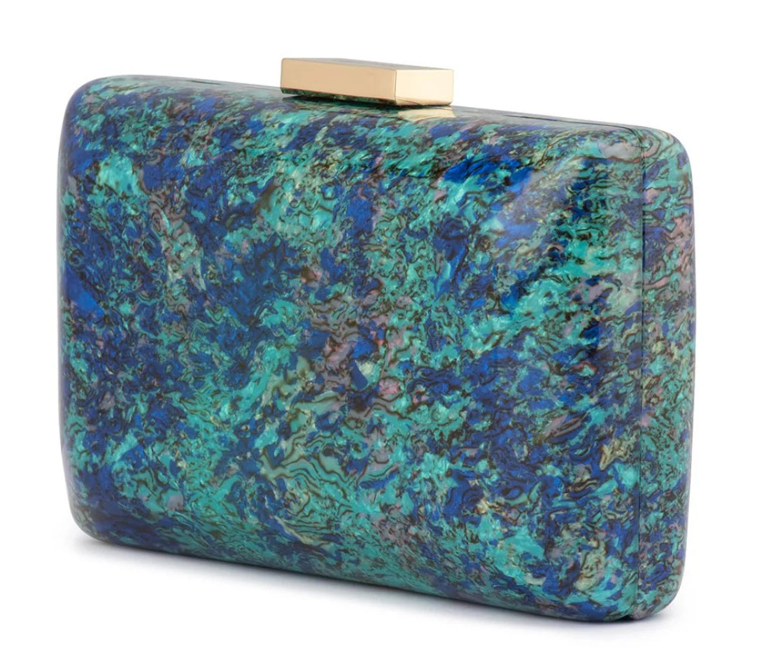 Genesis Acrylic Clutch - Blue