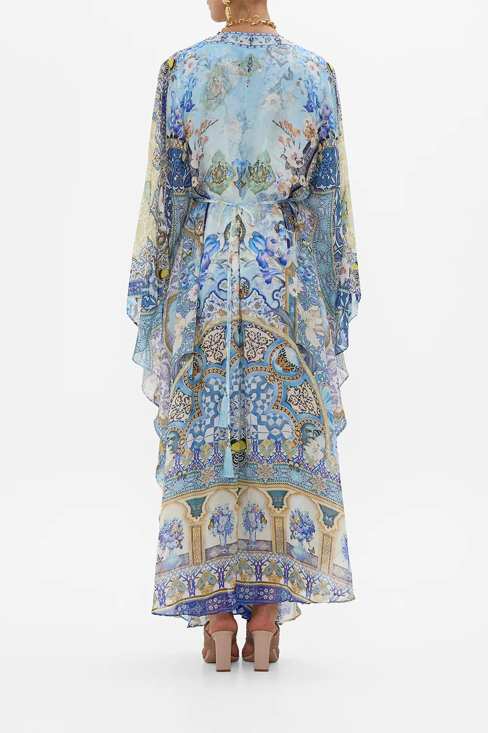 Al Manial Palace Memoirs Long Kaftan With Waist Detail