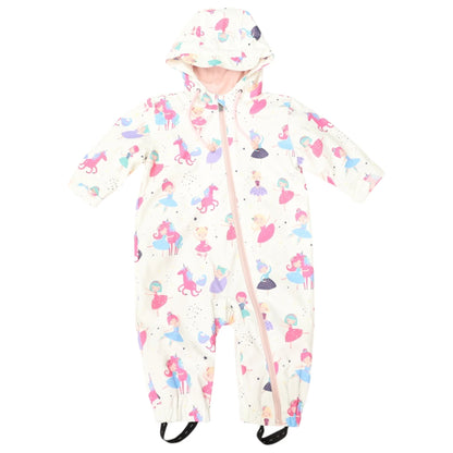 Rain Suit Dancing Unicorns - Cream