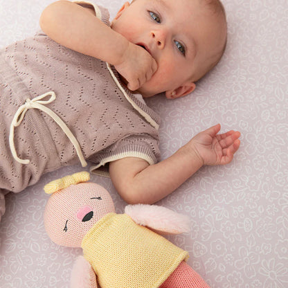 Knitted Animal Toy - Freya The Flamingo