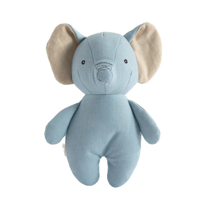 Small Linen Animal - Eddie The Elephant