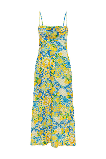 Anacapri Midi Dress - Anacapri Lemon