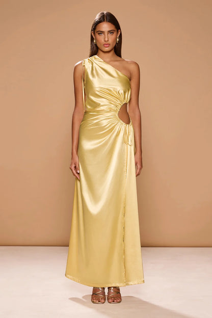 Nour Maxi Dress - Daffodil Yellow