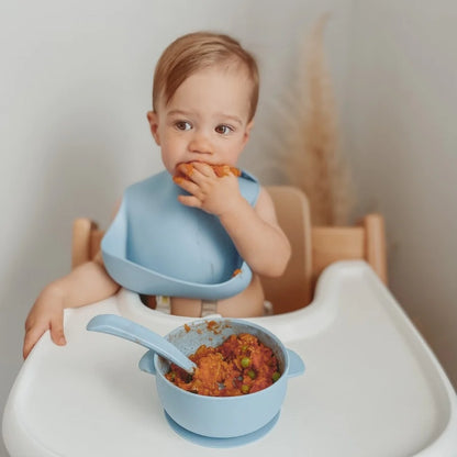 Silicone Food Catcher Bib - Various Colours