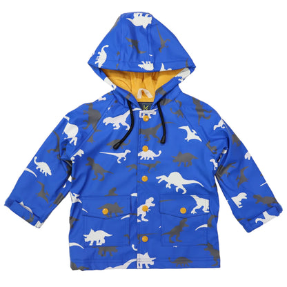 Raincoat - Colour Change Dinosaur - Blue