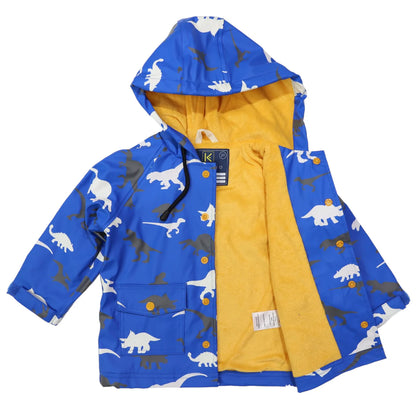 Raincoat - Colour Change Dinosaur - Blue