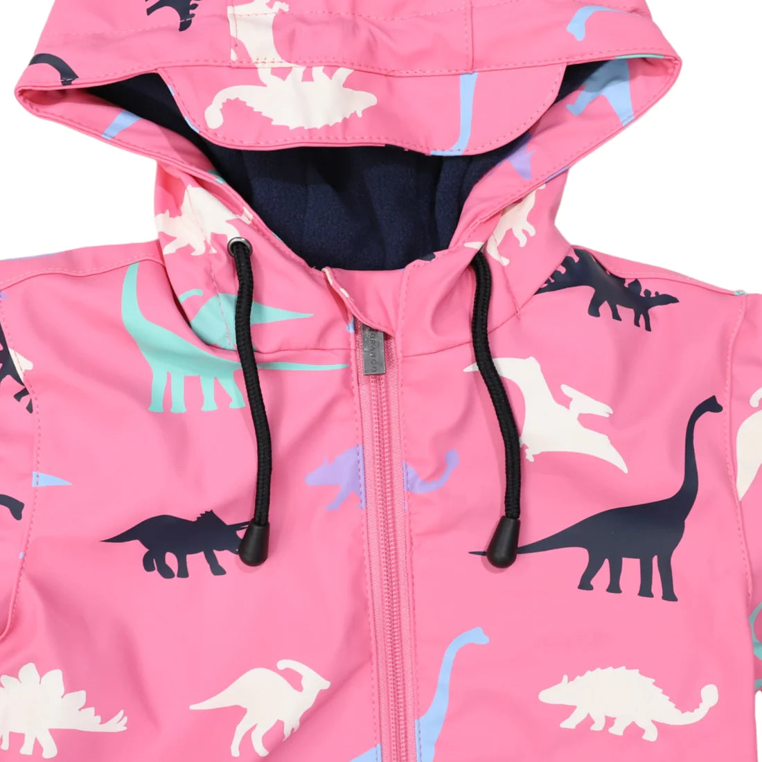 Rain Suit - Colour Change Dino - Hot Pink