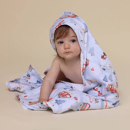 To The Rescue Organic Hooded Baby Towel