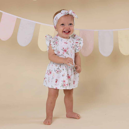 White Rabbit Short Sleeve Organic Dress