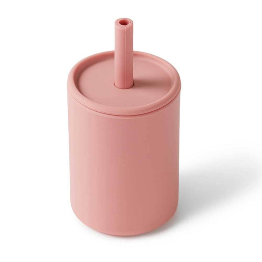 Silicone Sippy Cup - Rose