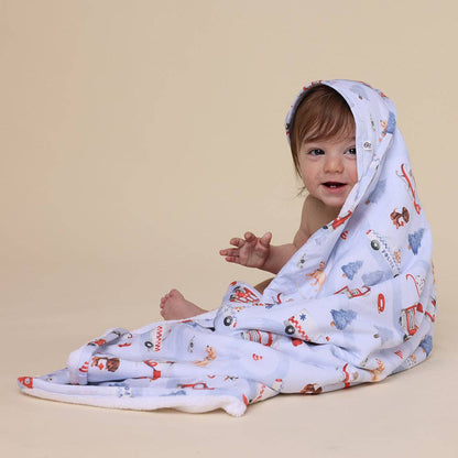To The Rescue Organic Hooded Baby Towel