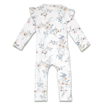 Sweet Swallows Organic Snugglesuit Convertible Romper
