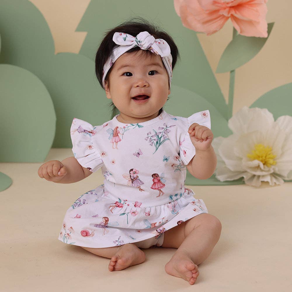 Fairy Garden Short Sleeve Organic Dress