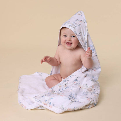 Sweet Swallows Organic Hooded Baby Towel