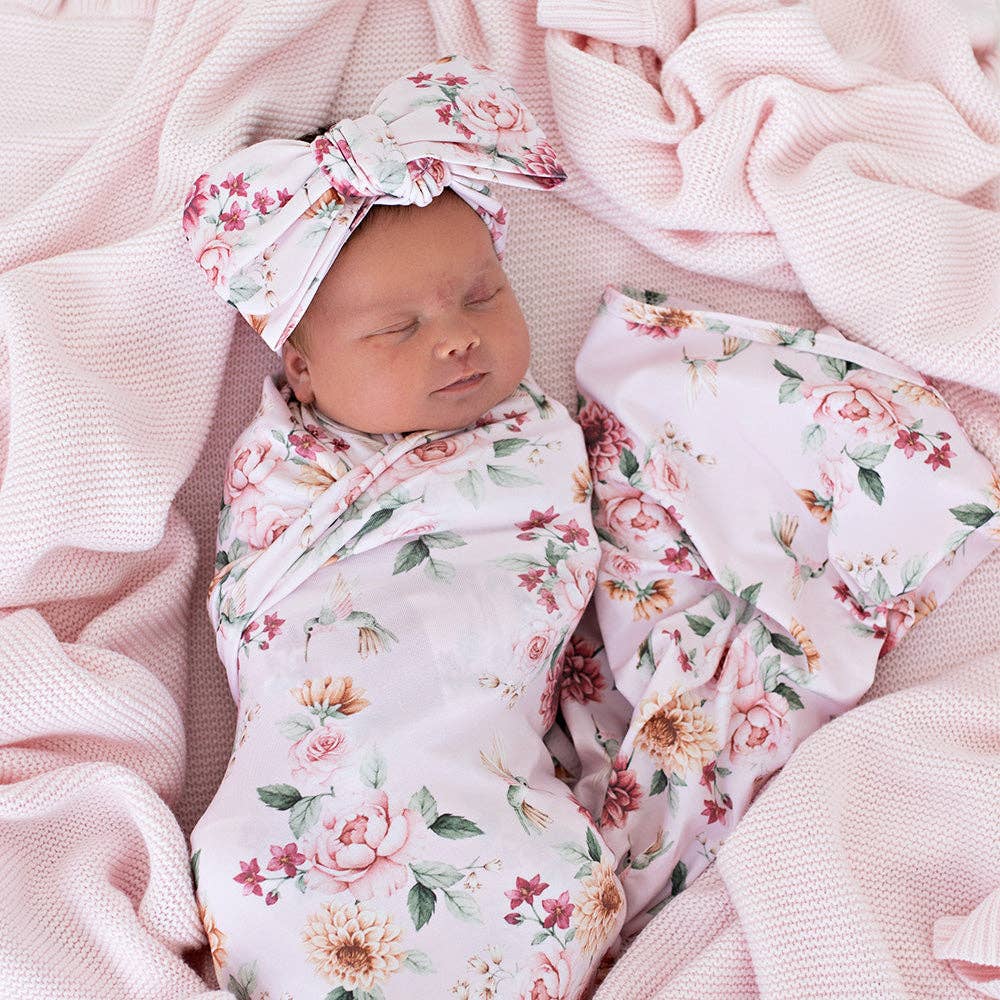 Birds & Blooms Organic Oversized Bow