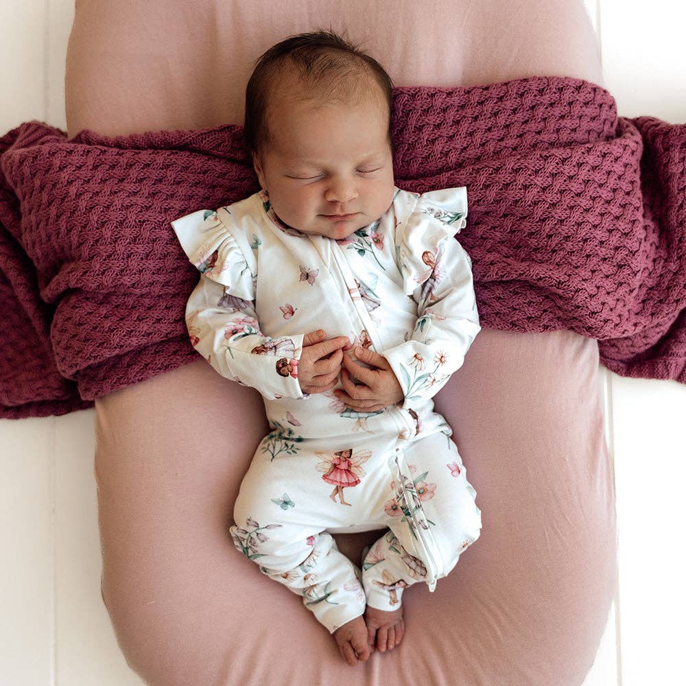Fairy Garden Organic Snugglesuit Convertible Romper