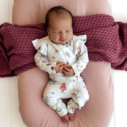 Fairy Garden Organic Snugglesuit Convertible Romper