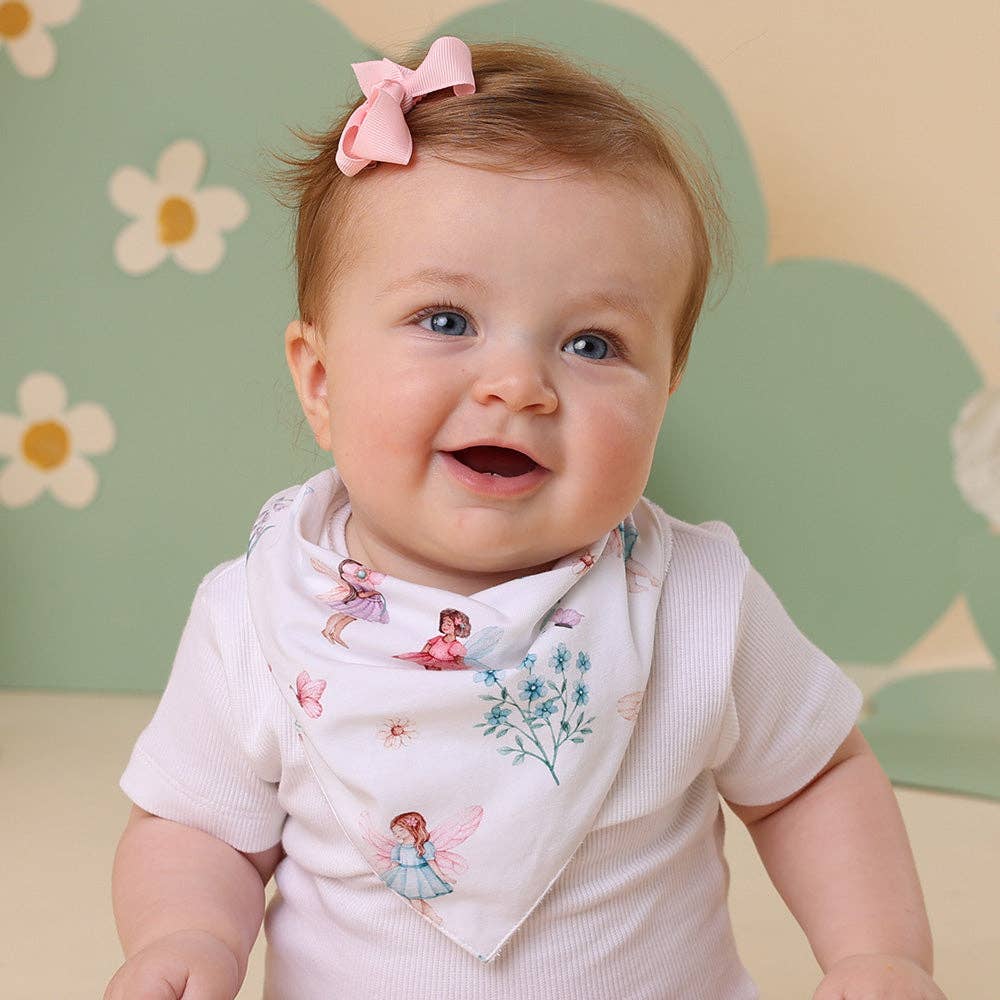 Fairy Garden Organic Dribble Bib