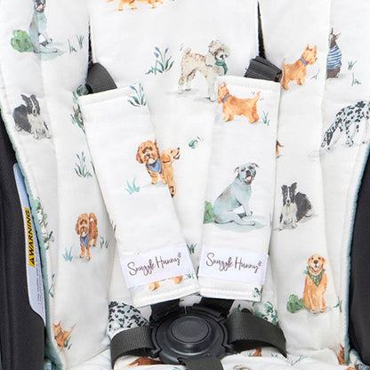 Dog Park Universal Reversible Pram Strap Covers