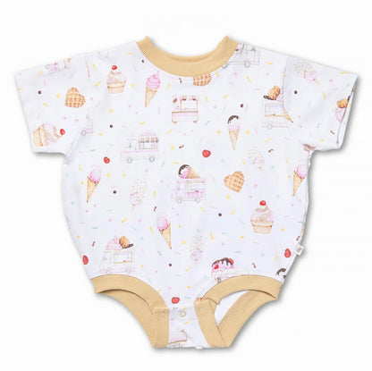 Ice Creams Organic Oversized Romper